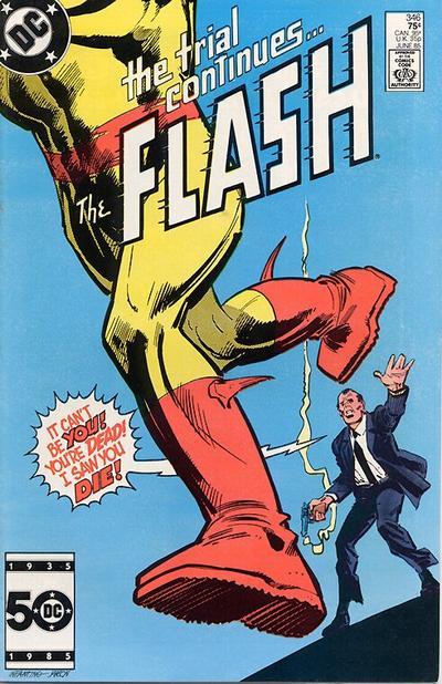 The Flash #346 CVR A DC Comics 1985 VG