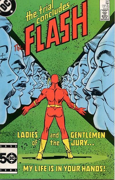 The Flash #347 CVR A DC Comics 1985 VG