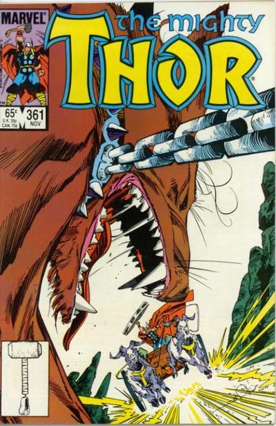Thor #361 CVR A Marvel 1985 FN