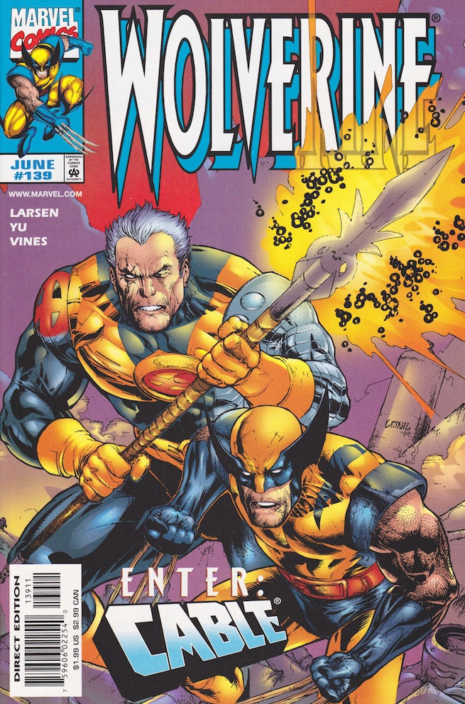 Wolverine #139 CVR A Marvel 1999 FN