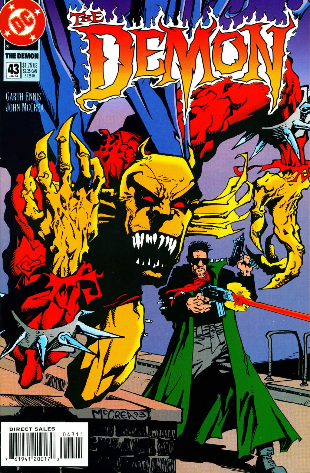 The Demon #43 CVR A DC Comics 1994 VF