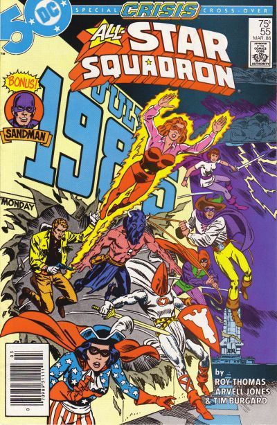 All-Star Squadron #55 CVR A DC Comics 1985 FN