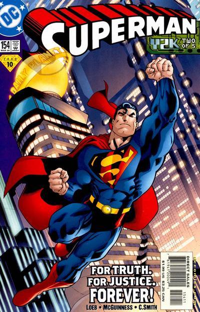 Superman #154 CVR A DC Comics 2000 VG