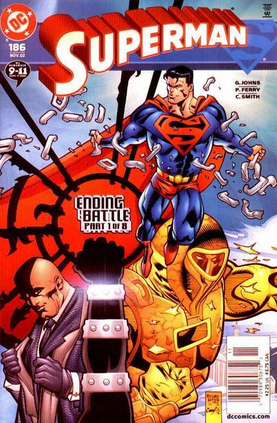 Superman #186 CVR A DC Comics 2002 VG