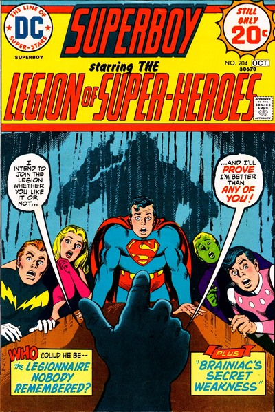 Superboy #204 CVR A DC Comics 1974 FN