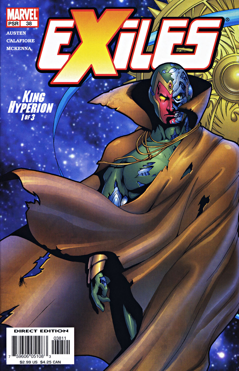 Exiles #38 CVR A Marvel 2004 VF