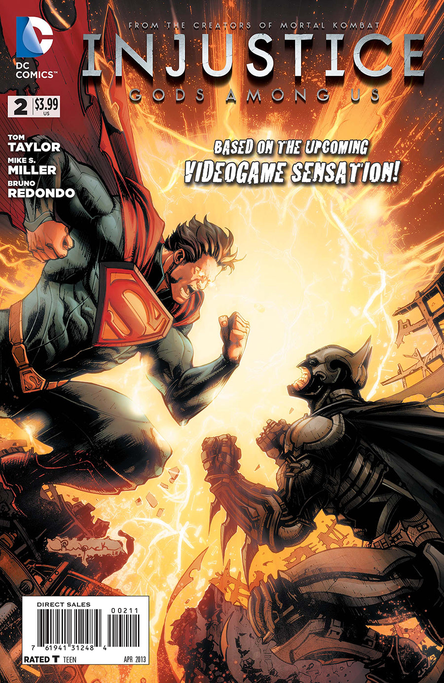 Injustice: Gods Among Us #2 CVR A DC Comics 2013 FN