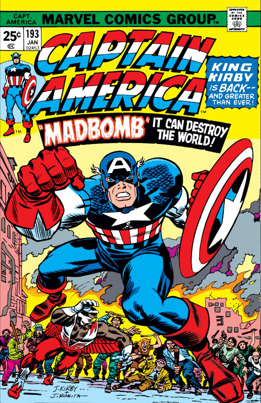 Captain America #193 CVR A Marvel 1976 FN
