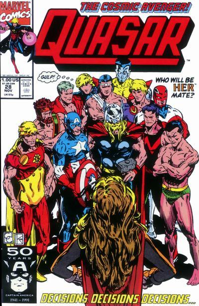 Quasar #28 CVR A Unknown Publisher 1991 FN