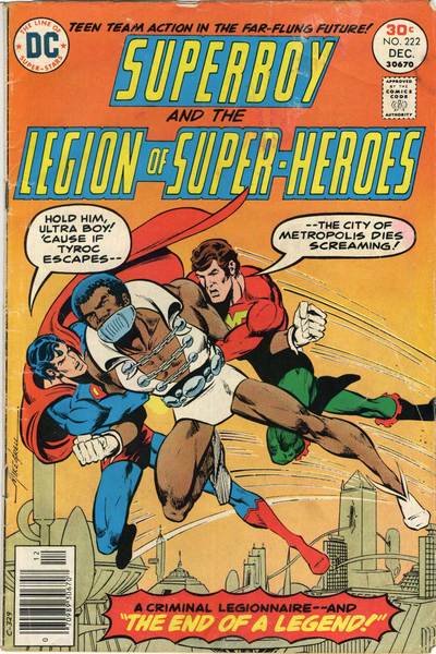 Superboy #222 CVR A DC Comics 1976 FN