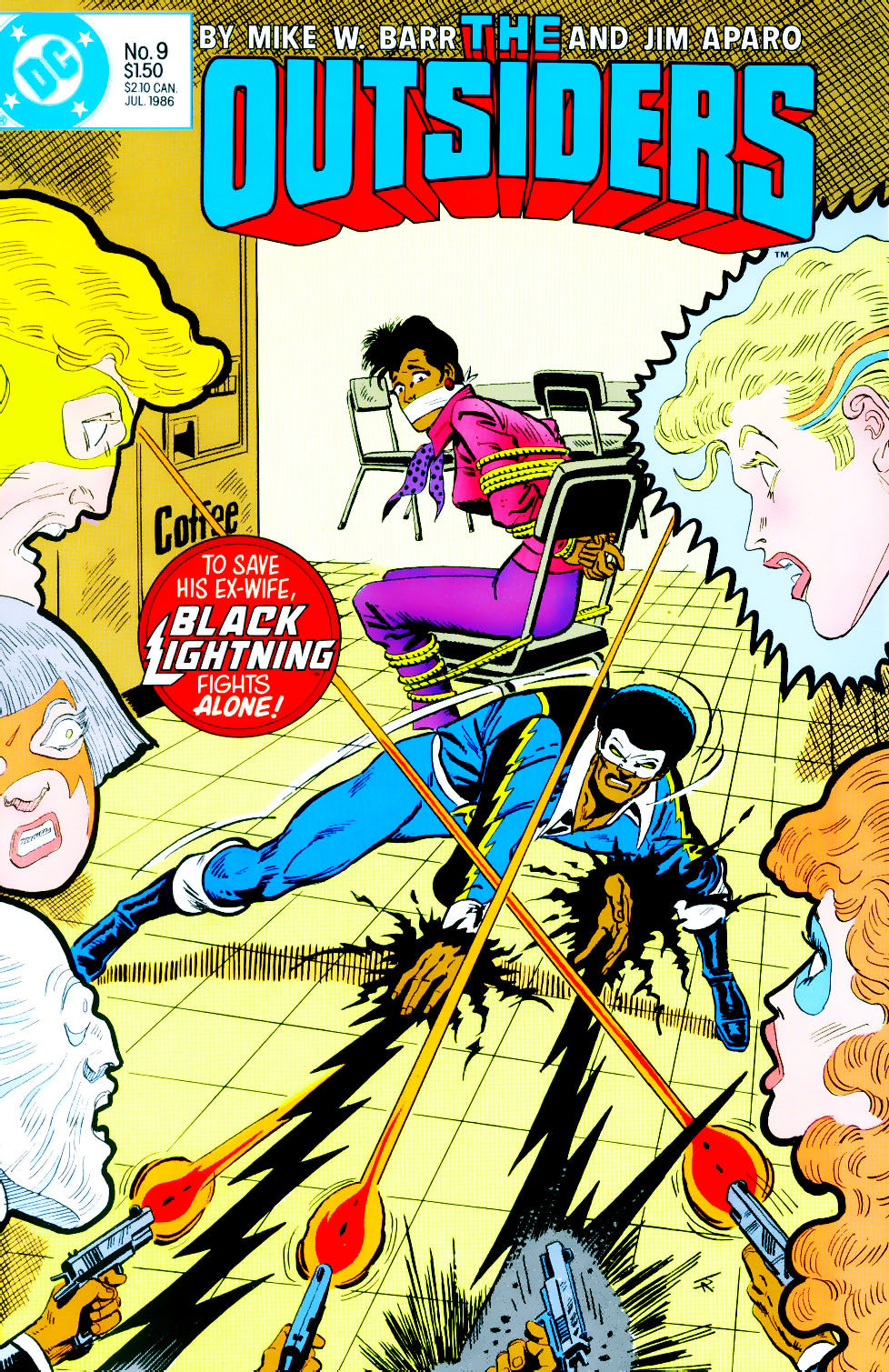 The Outsiders #9 CVR A DC Comics 1986 FN