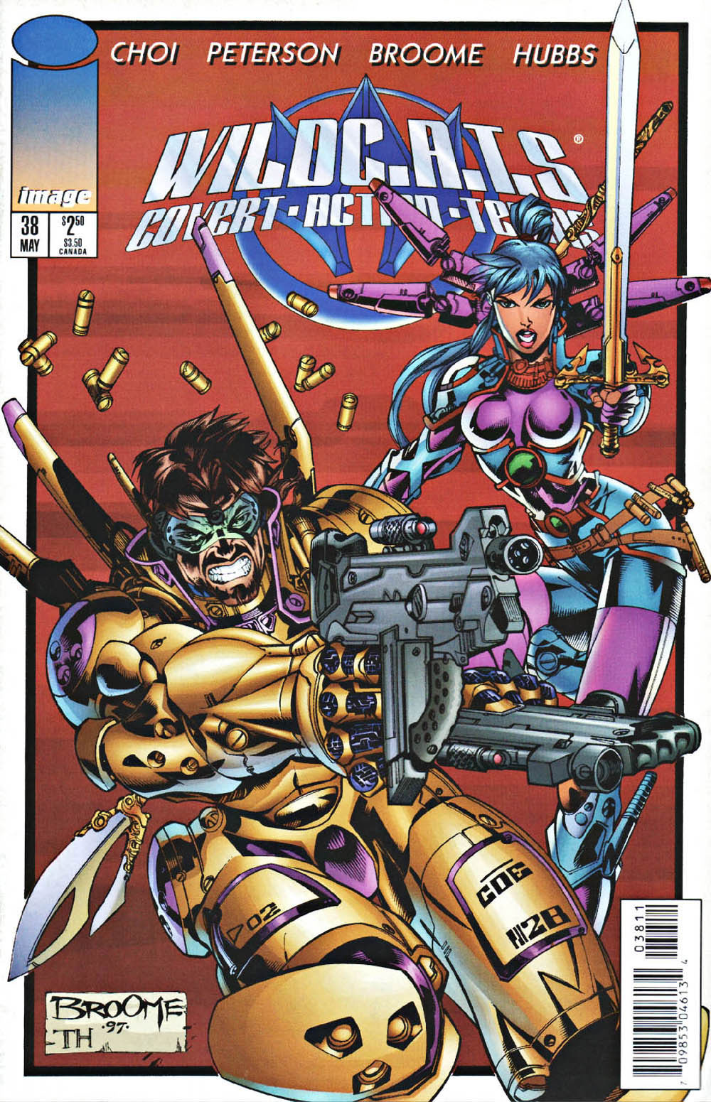 WildC.A.T.s: Covert Action Teams #38 CVR A Image 1997 FN