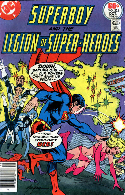 Superboy and the Legion of Super-Heroes #232 CVR A DC Comics 1977 FN