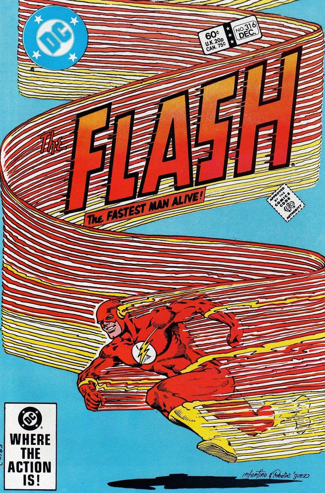 The Flash #316 CVR A DC Comics 1982 VG