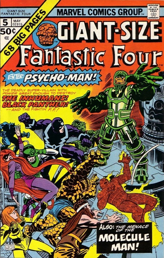 Giant-Size Fantastic Four #5 CVR A Marvel 1975 FN