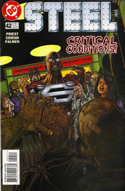 Steel #42 CVR A DC Comics 1997 FN