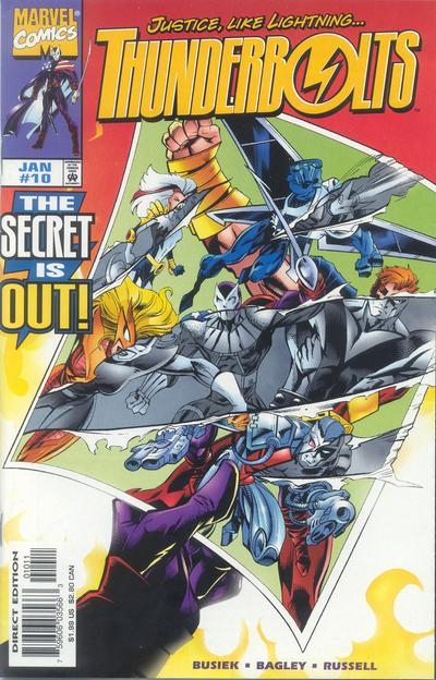 Thunderbolts #10 CVR A Marvel 1998 FN