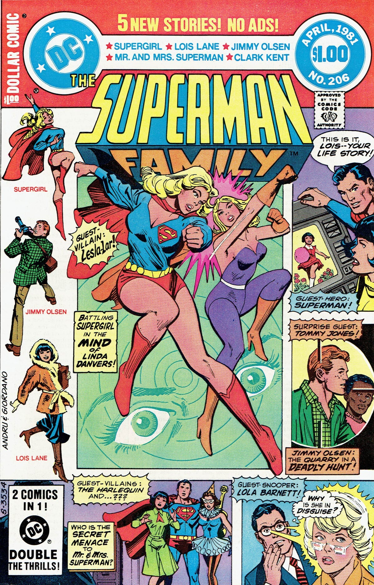 The Superman Family #206 CVR A DC Comics 1981 G/VG