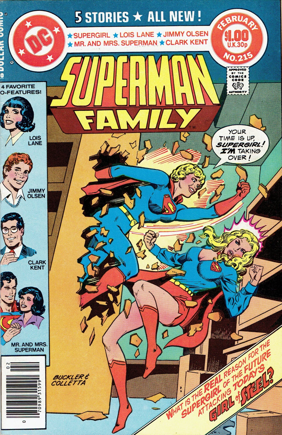 The Superman Family #215 CVR A DC Comics 1982 G/VG