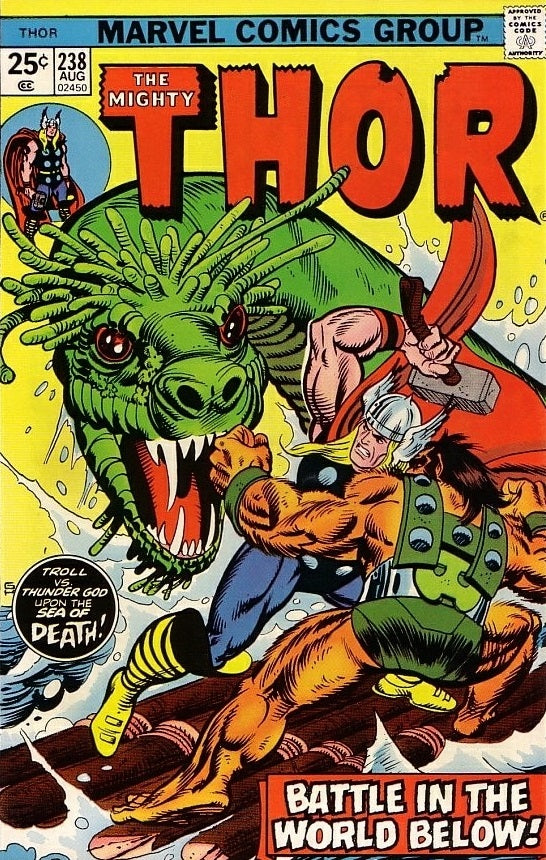 Thor #238 CVR A Marvel 1975 FN