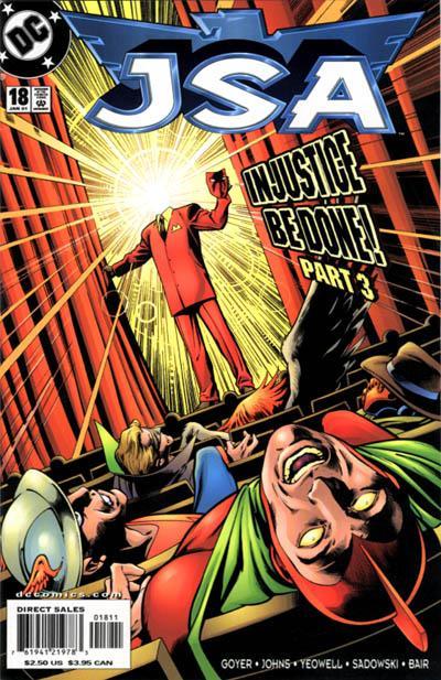 JSA #18 CVR A DC Comics 2001 FN