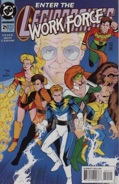 Legionnaires #21 CVR A DC Comics 1995 VF