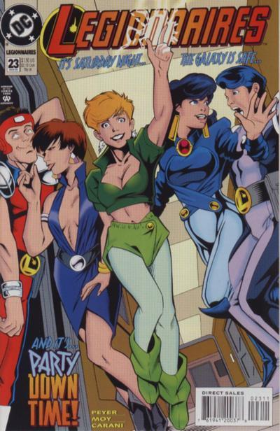 Legionnaires #23 CVR A DC Comics 1995 VF