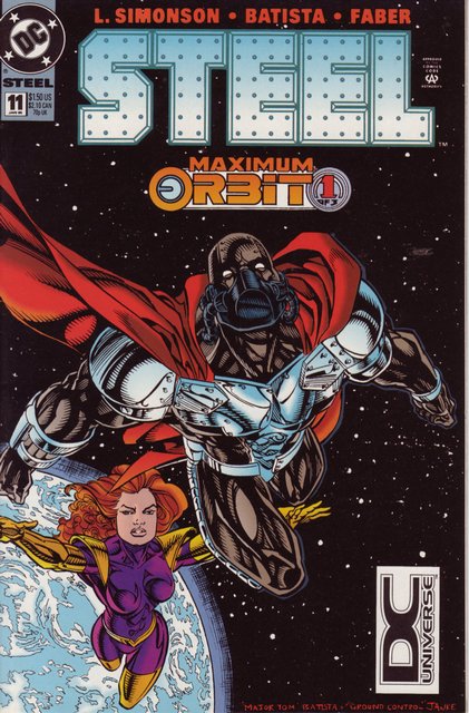Steel #11 CVR A DC Comics 1995 FN