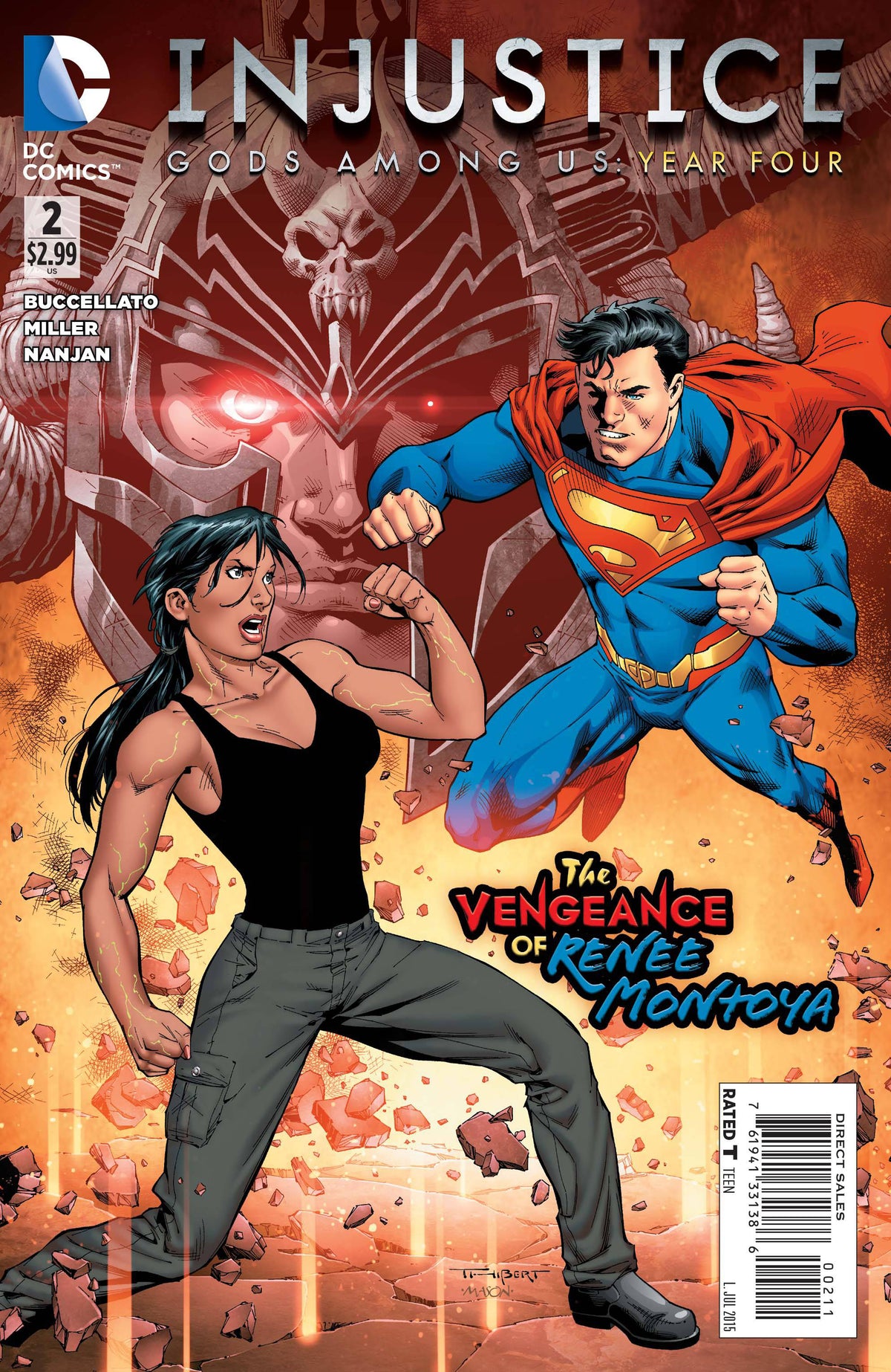 Injustice: Gods Among Us Year Four #2 CVR A dc comics 2015 FN