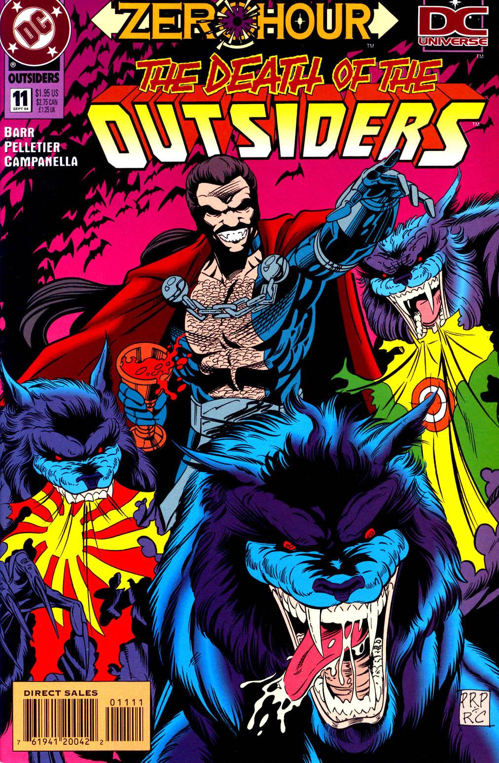 Outsiders #11 CVR A DC Comics 1994 FN