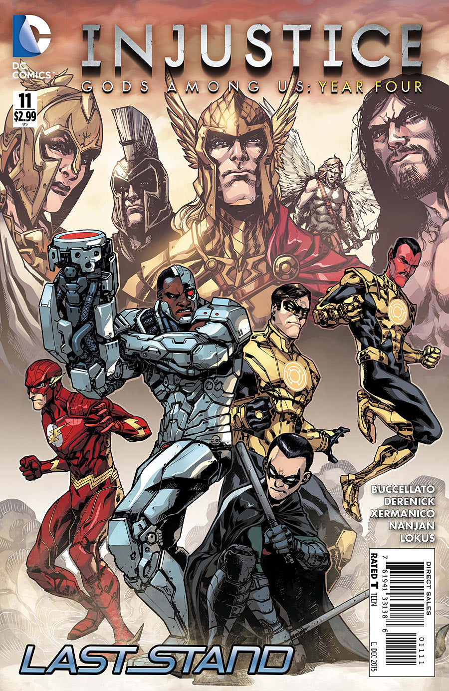 Injustice: Gods Among Us Year Four #11 CVR A dc comics 2015 FN