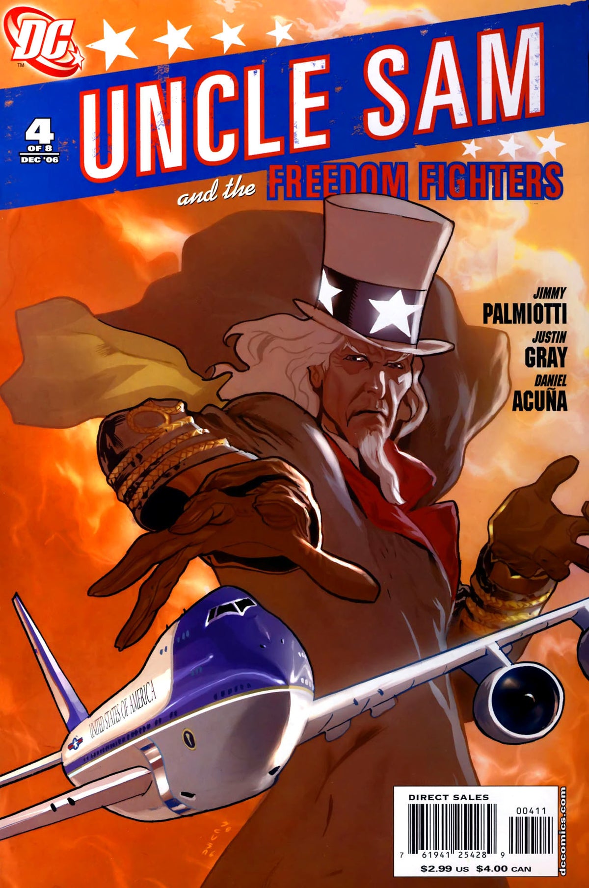 Uncle Sam and the Freedom Fighters #4 CVR A DC Comics 2006 FN
