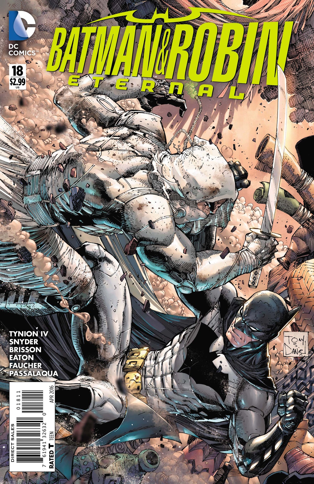 Batman & Robin Eternal #18 CVR A DC Comics 2016 VF