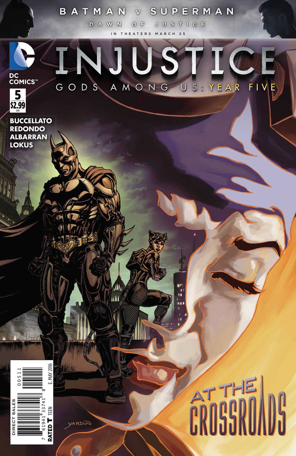 Injustice: Gods Among Us Year Five #5 CVR A dc comics 2016 FN