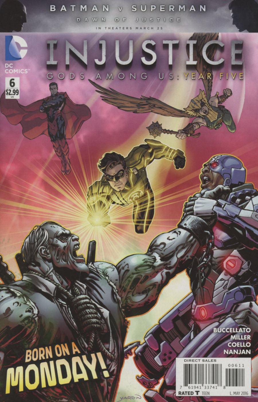 Injustice: Gods Among Us Year Five #6 CVR A dc comics 2016 FN