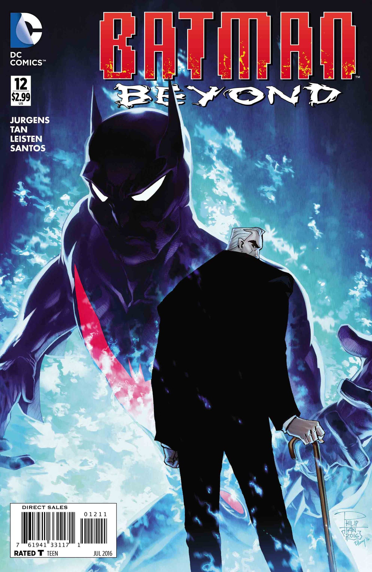 Batman Beyond #12 CVR A DC Comics 2016 VF