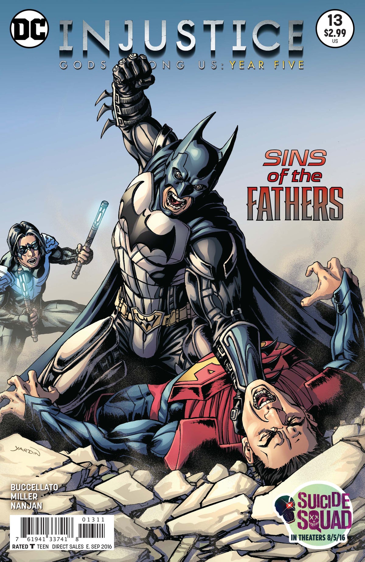 Injustice: Gods Among Us Year Five #13 CVR A dc comics 2016 FN
