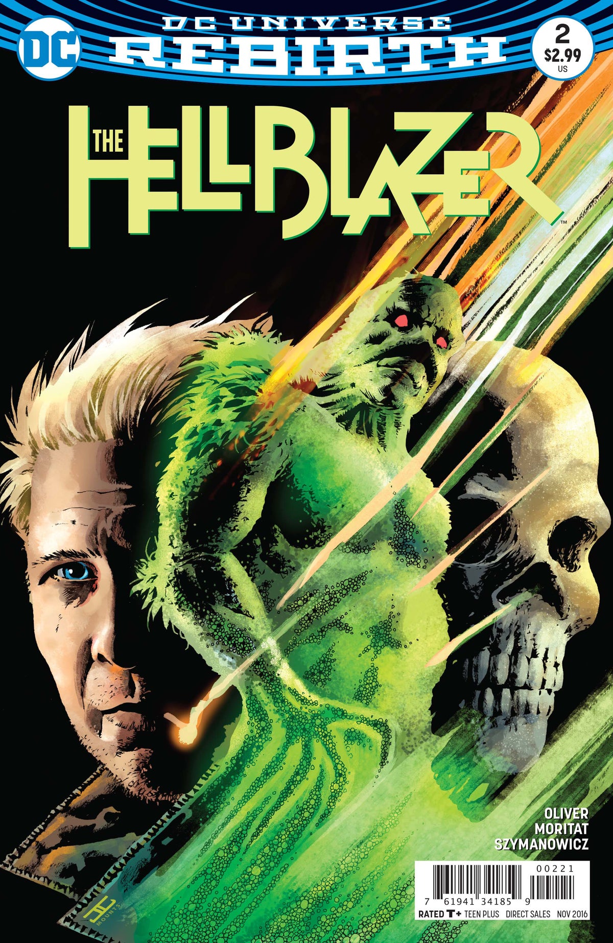 The Hellblazer #2 CVR B DC Comics 2016 FN