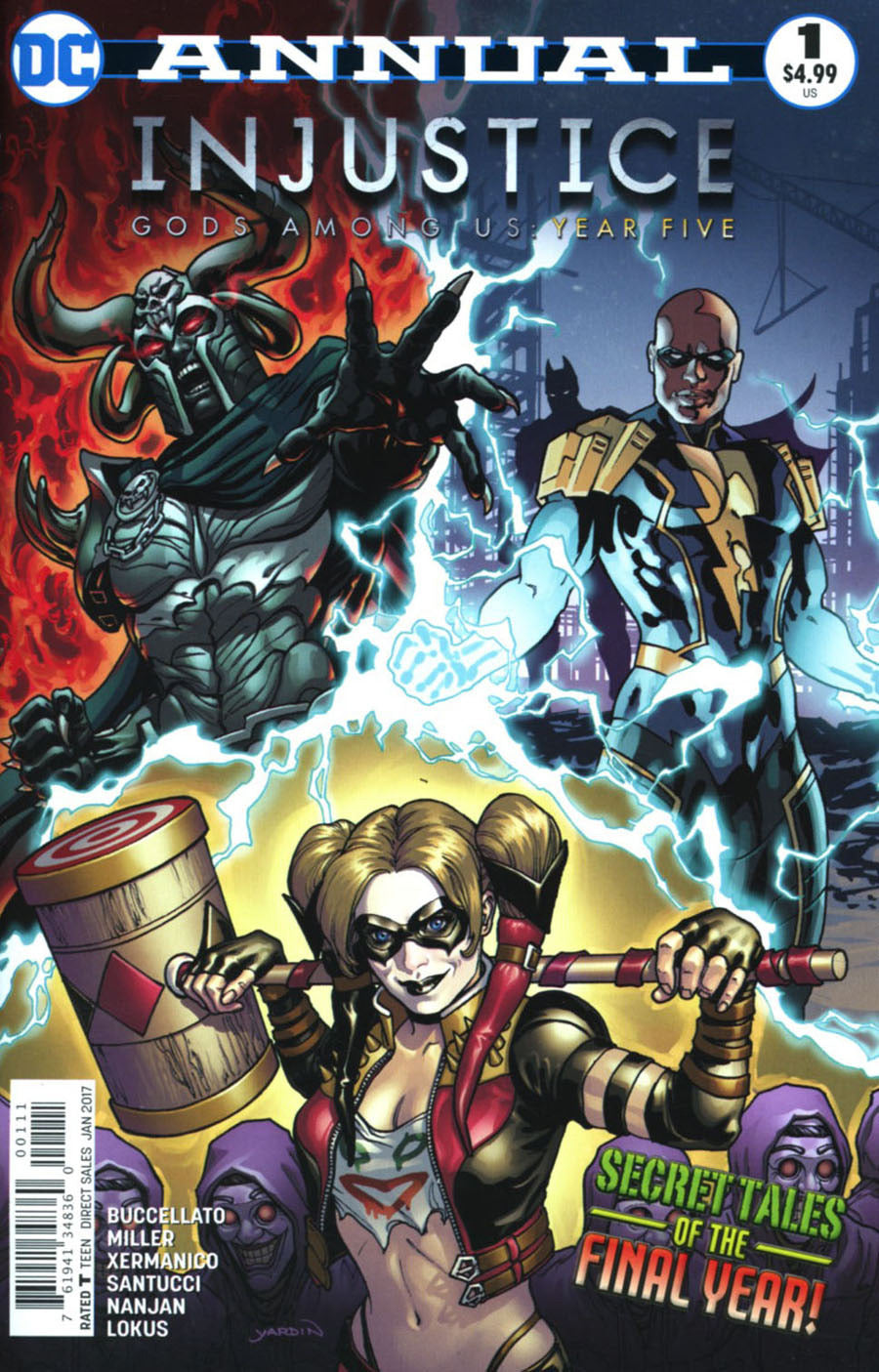 Injustice: Gods Among Us: Year Five Annual #1 CVR A dc comics 2016 FN
