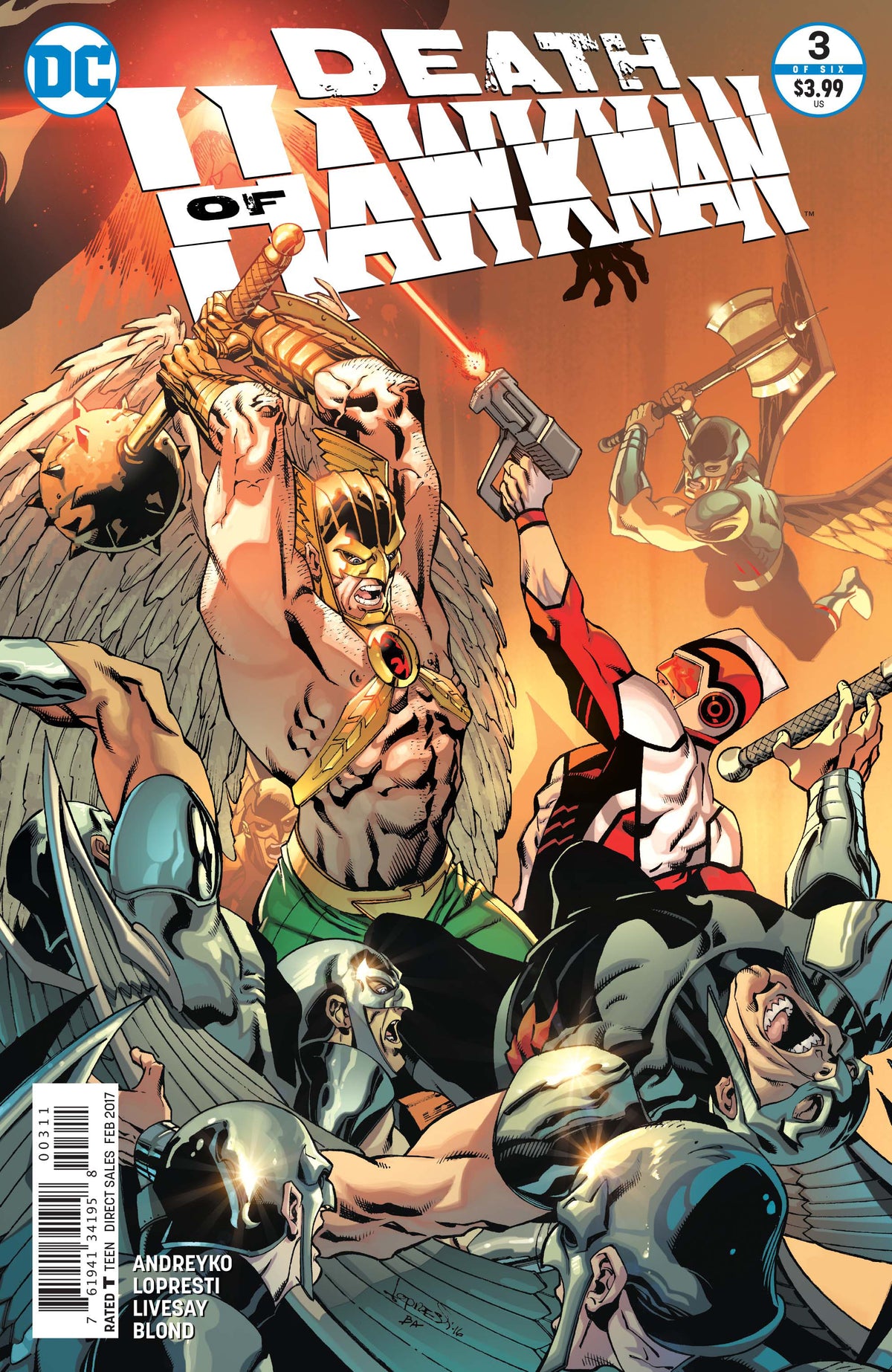 Death of Hawkman #3 - CVR A (FN)