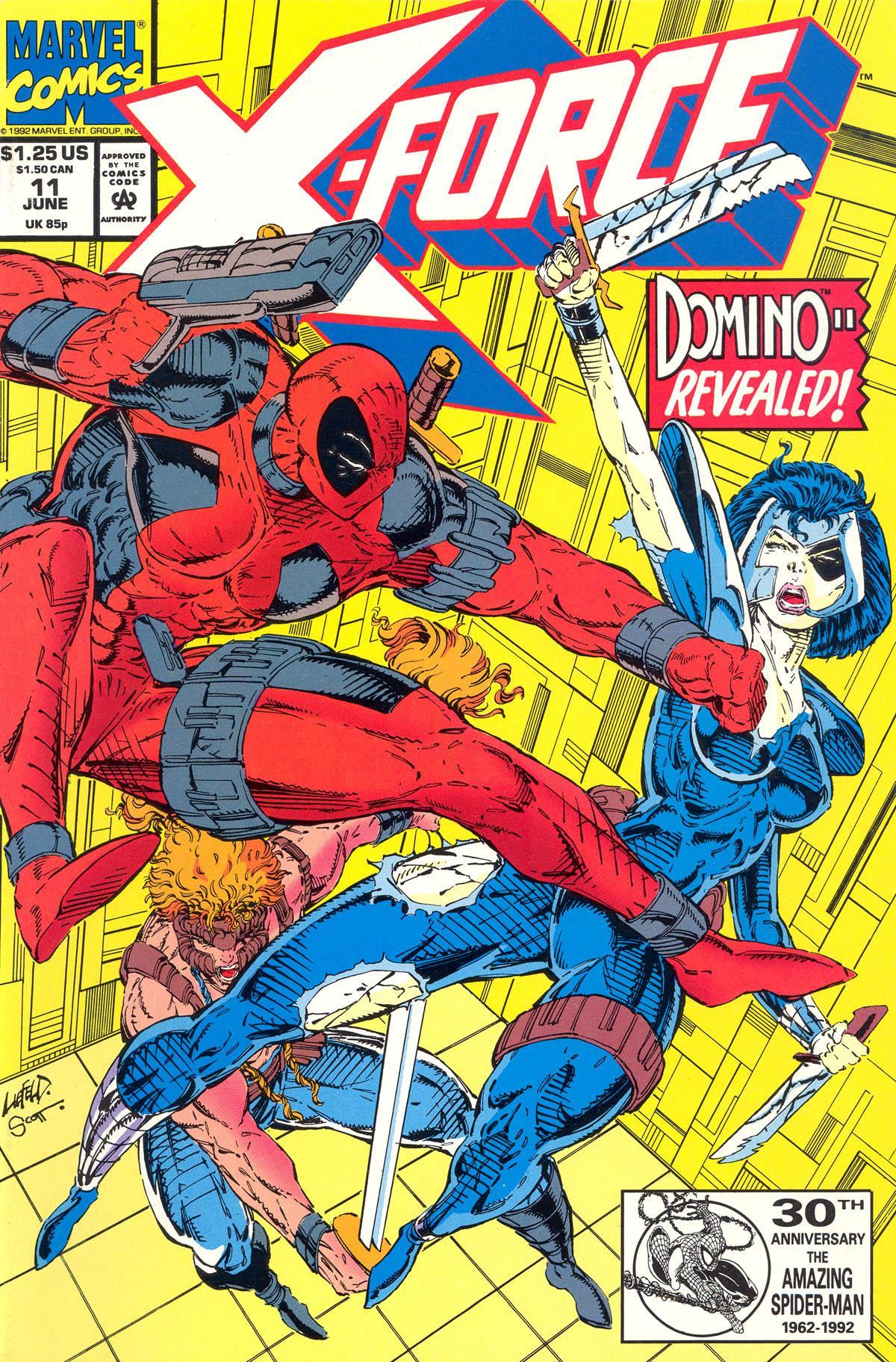 X-Force #11 CVR A Marvel Comics 1992 FN