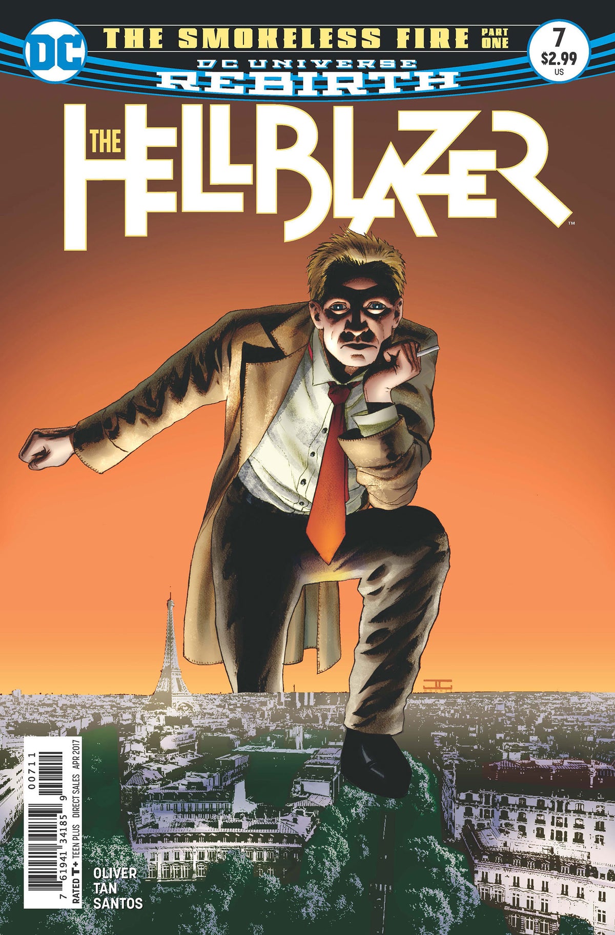 The Hellblazer #7 CVR A DC Comics 2017 FN