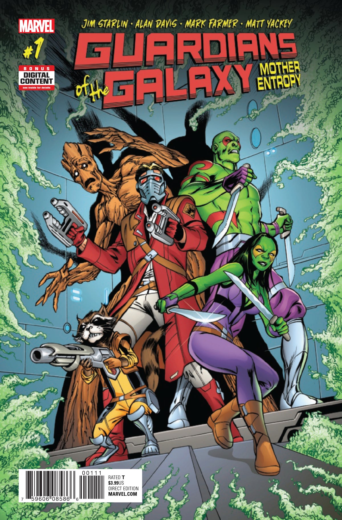 Guardians of the Galaxy: Mother Entropy #1 CVR A Marvel 2017 VF