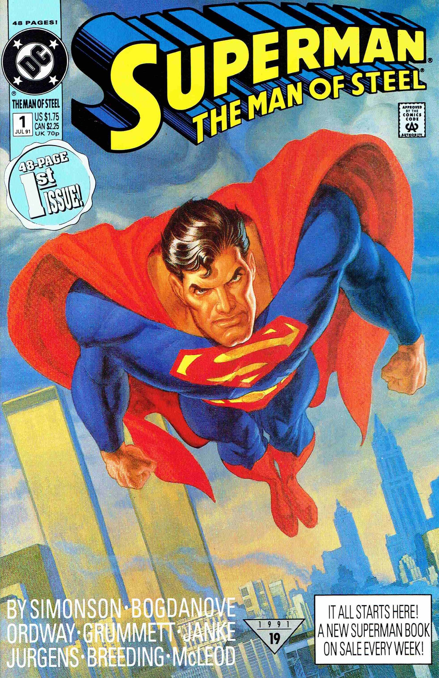 Superman: The Man of Steel #1 - CVR A (FN)