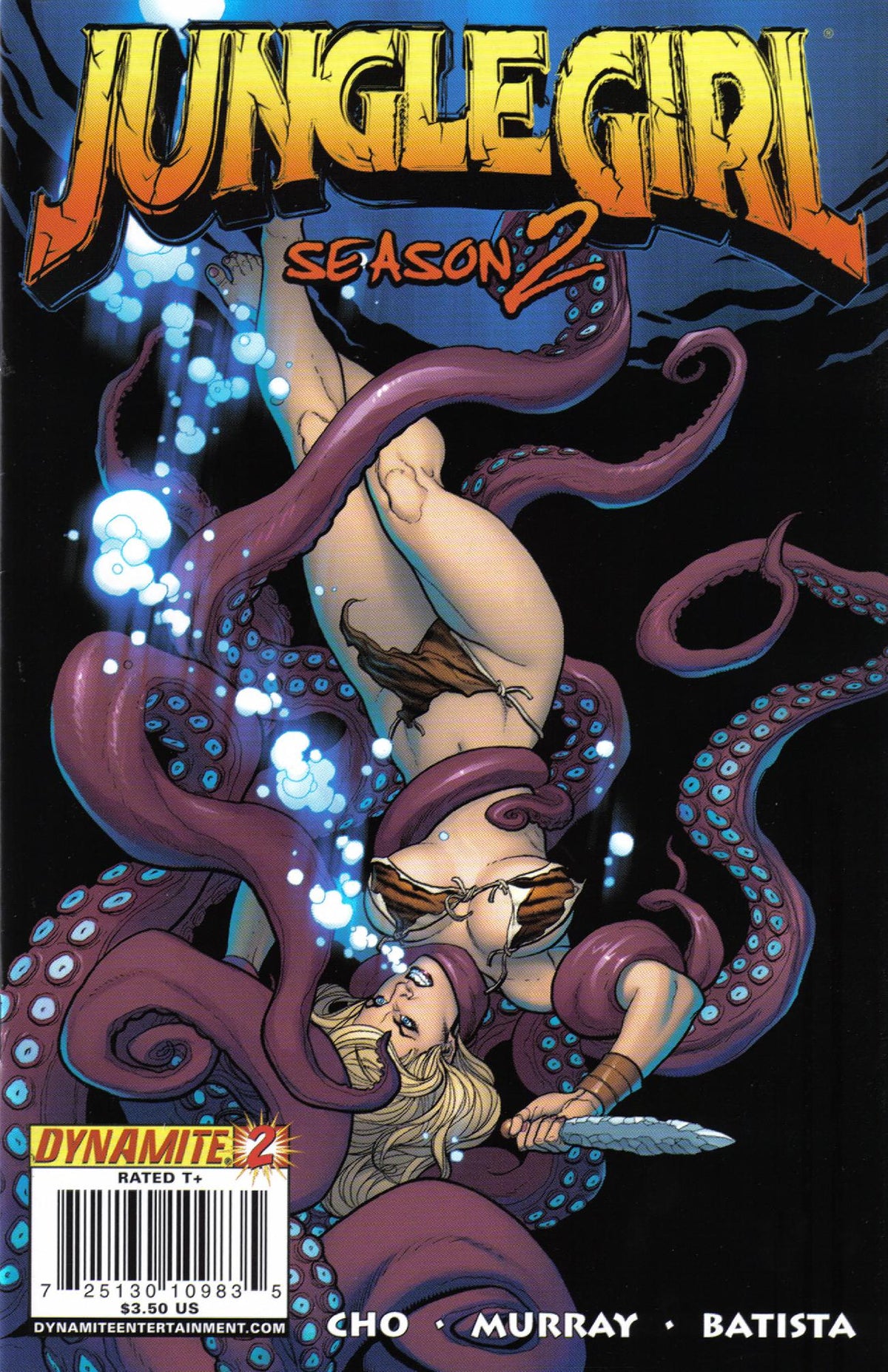 Jungle Girl Season 2 #2 CVR A Dynamite Entertainment 2008 FN/VF