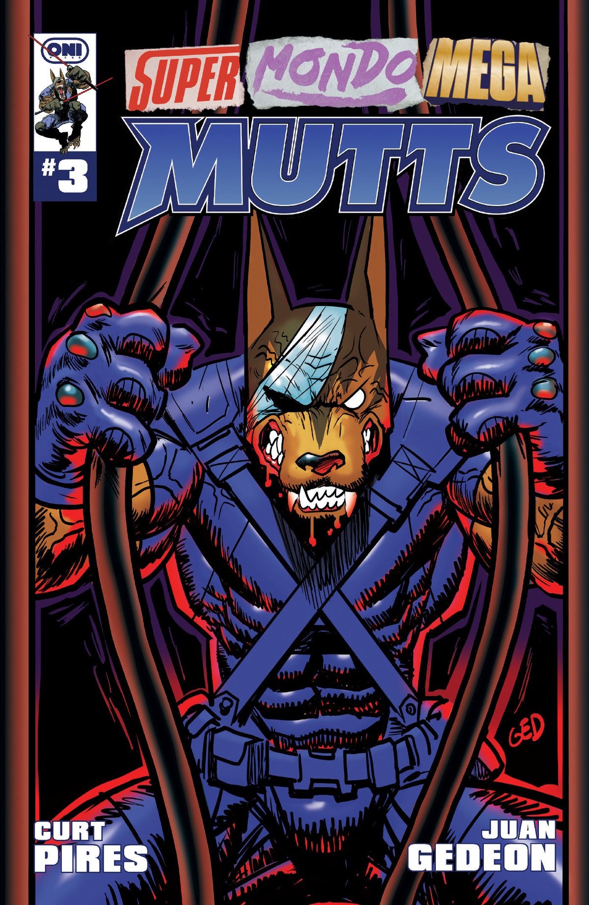 SUPER MONDO MEGA MUTTS #3 CVR A JUAN GEDEON (VF/NM)