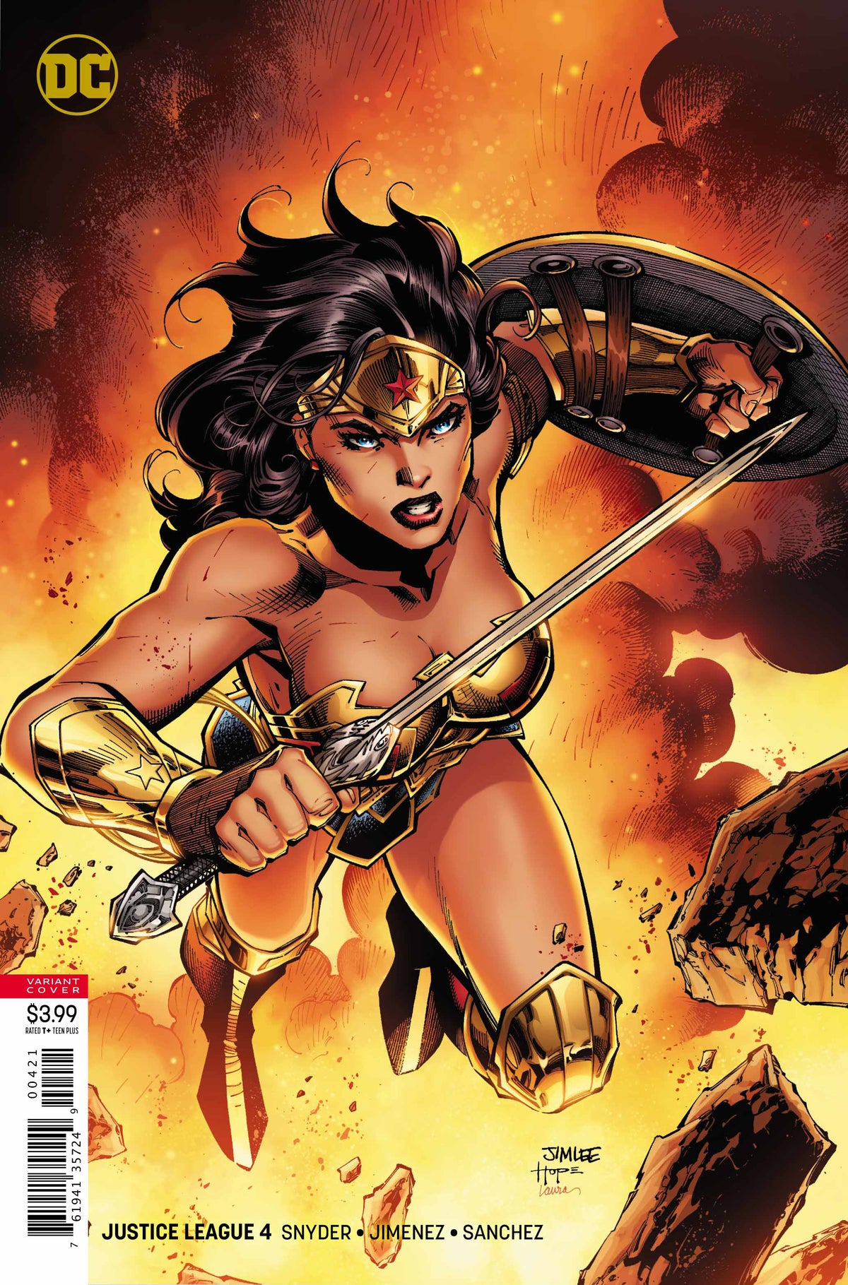 Justice League #4 CVR B DC Comics 2018 FN
