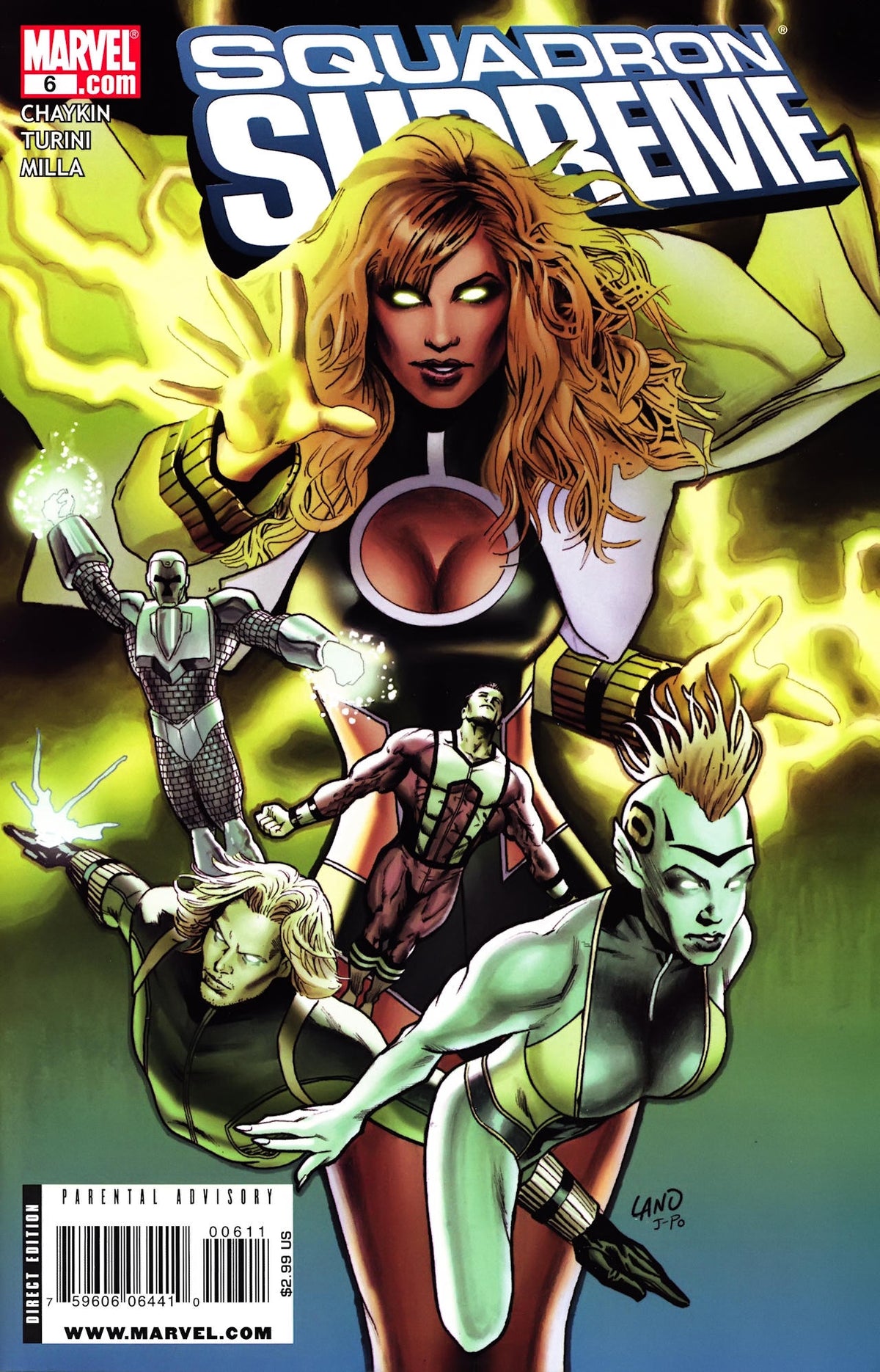 Squadron Supreme #6 CVR A Marvel 2009 VF