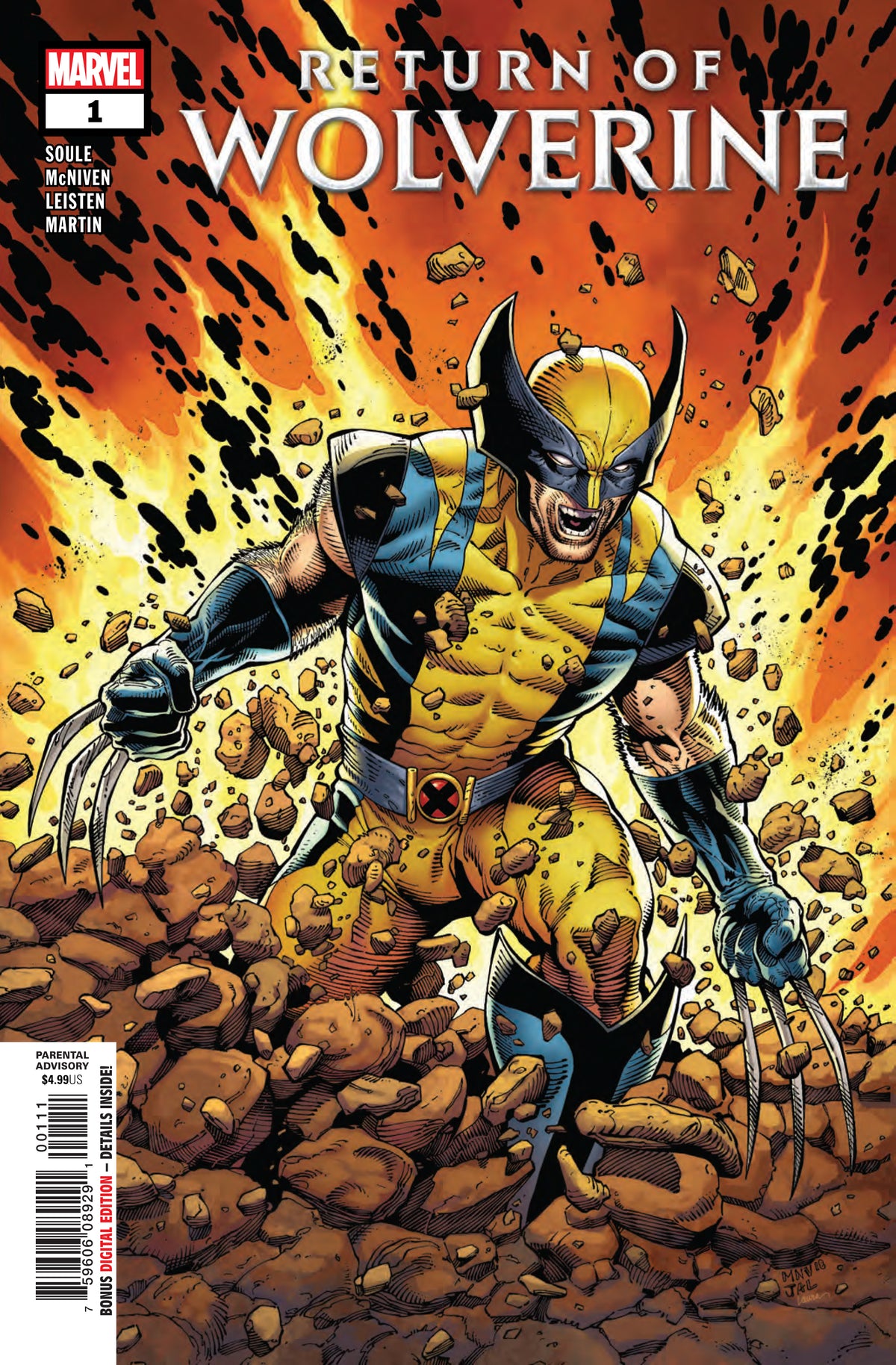 Return of Wolverine #1 CVR A Marvel 2018 FN