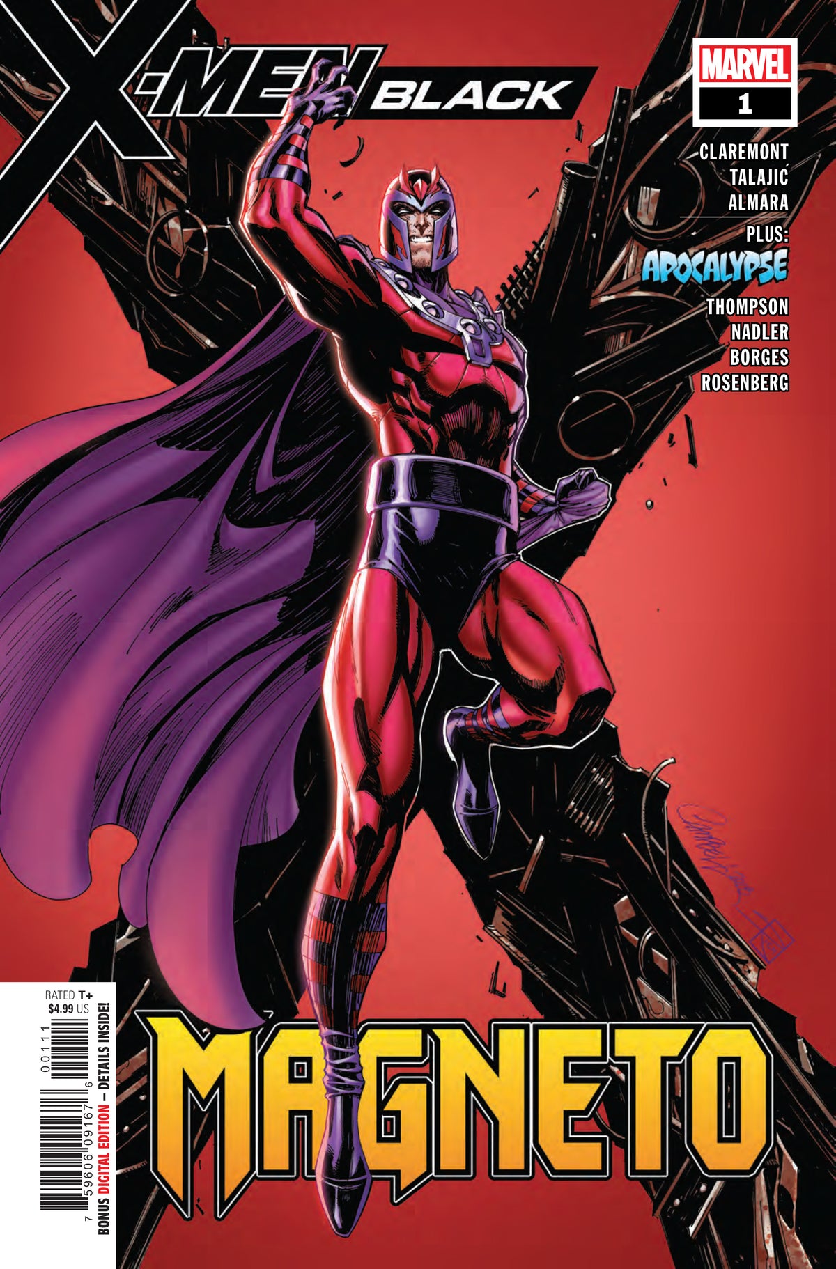 X-Men: Black - Magneto #1 - CVR A (VF)